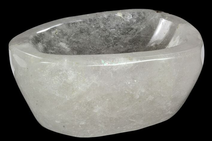 Polished Quartz Bowl - Madagascar #117463